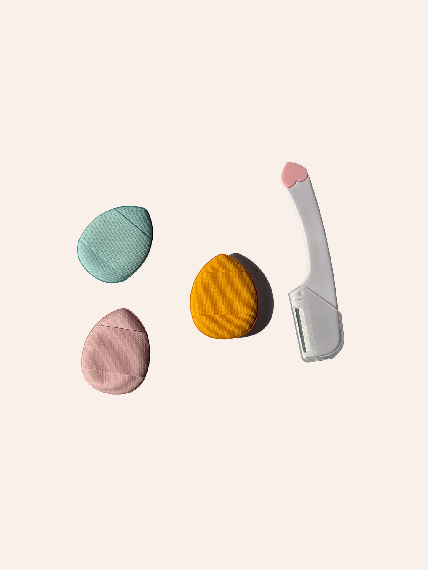 Mixueer 3-in-1 Beauty Blender Travel Case