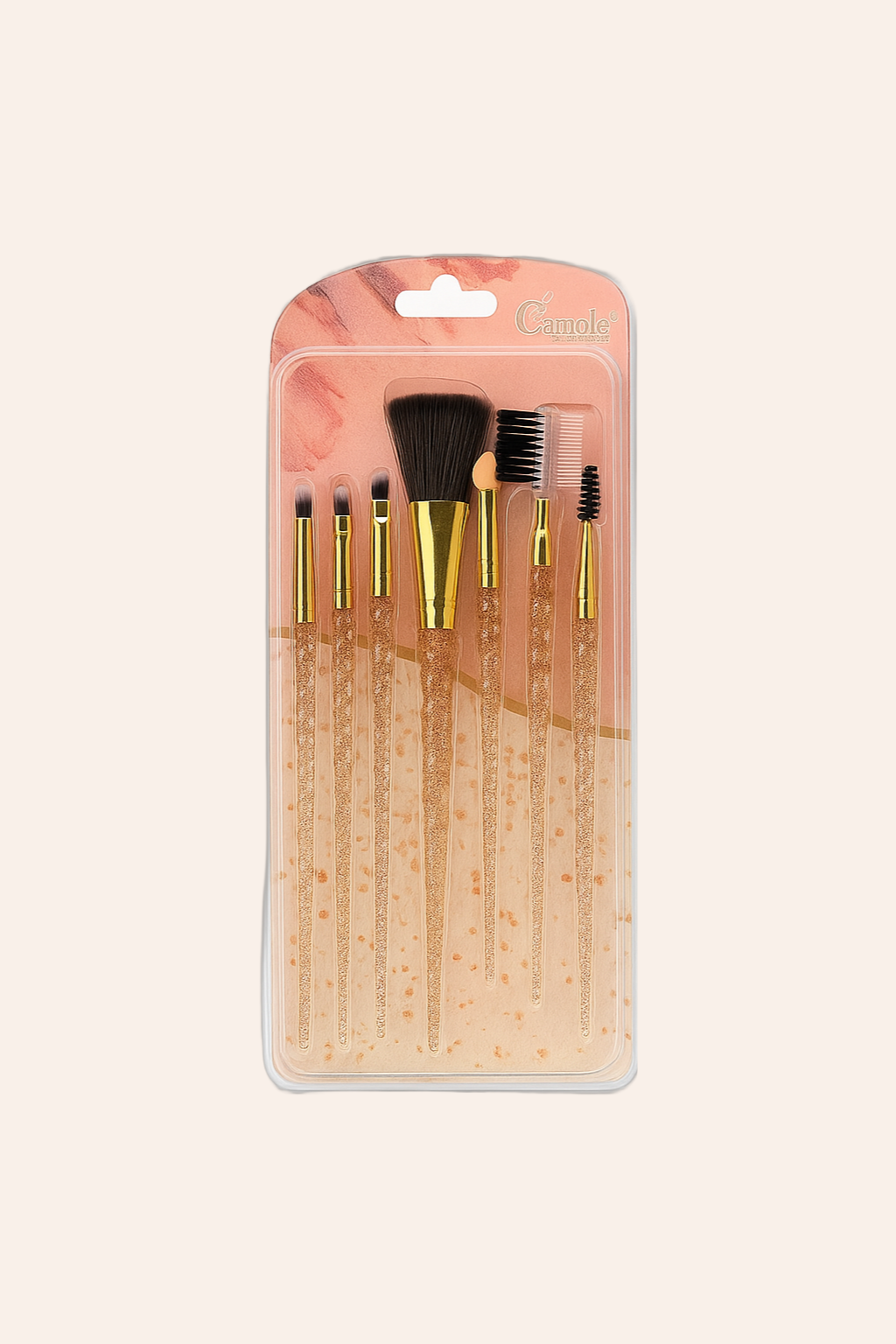 Camola Glitter Handle Makeup Brush Set