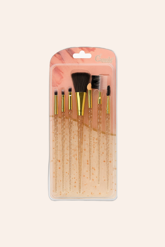 Camola Glitter Handle Makeup Brush Set