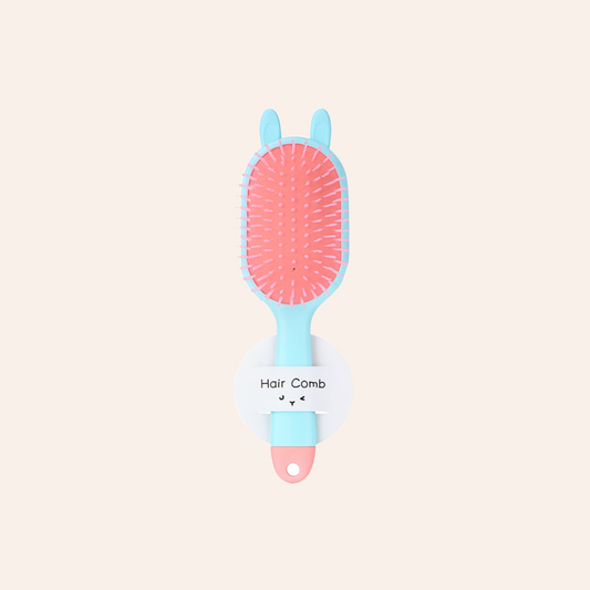 AISU Colorful Paddle Hair Comb with Mirror