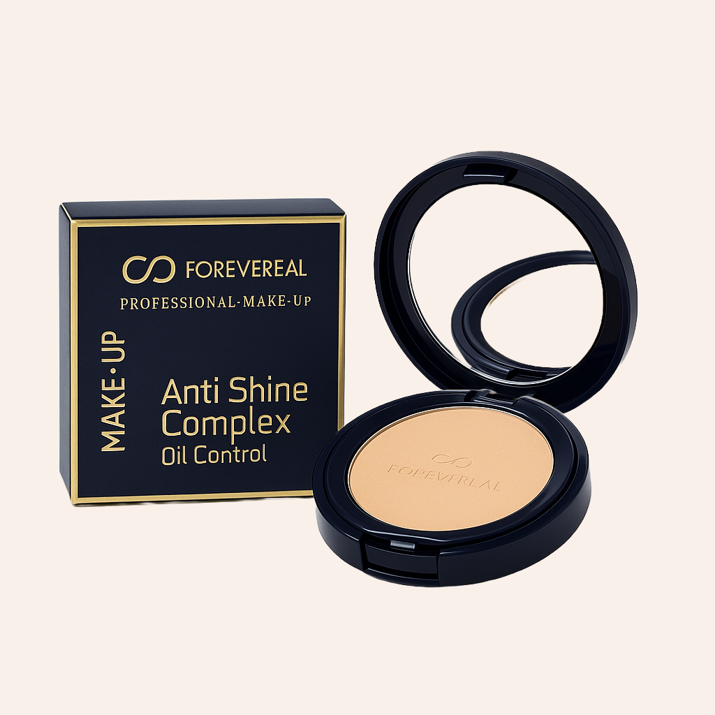 FOREVEREAL Anti Shine Complex – Oil Control Pressed Powder