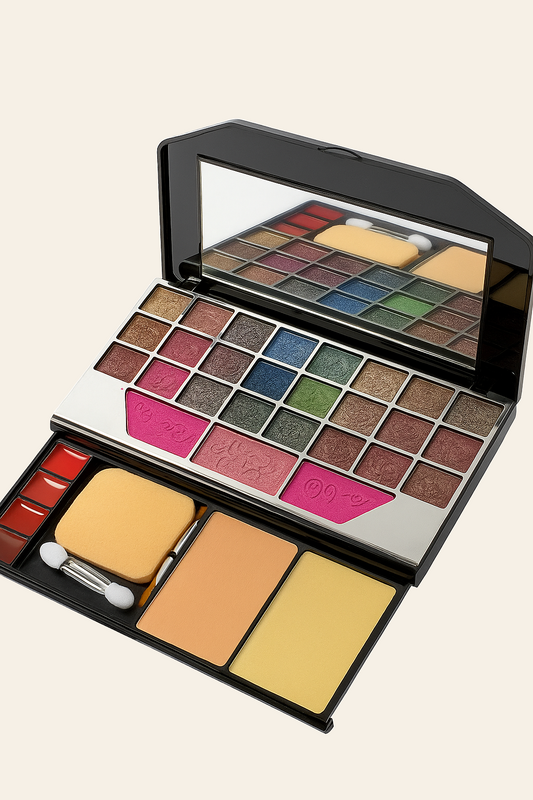 All-in-One Multi-Color Makeup Kit with Mirror