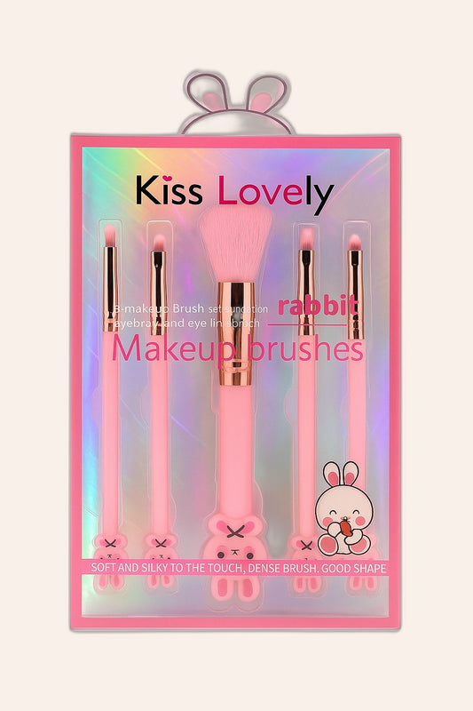 Kiss Lovely Rabbit Makeup Brush Set