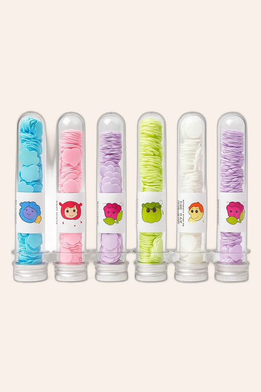 Portable Soap Paper Sheets – Test Tube Pack (Set of 6 Scents & Colors)